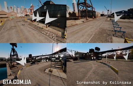 Дрифт трек в порту Тюдор